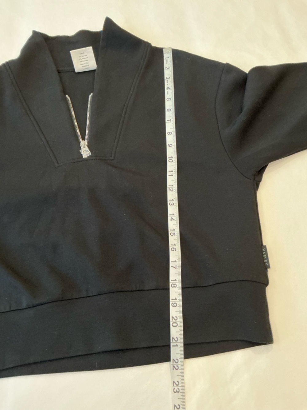Varley Black DoubleSoft Pullover Davidson Sweat Size Small - Picture 11 of 15